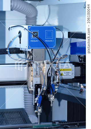 fragment of coating machine for printed circuit board 106180044
