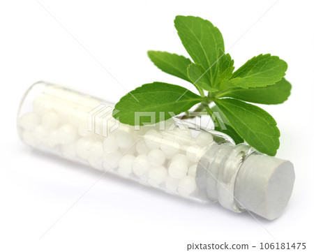 Homeopathic globules with stevia 106181475