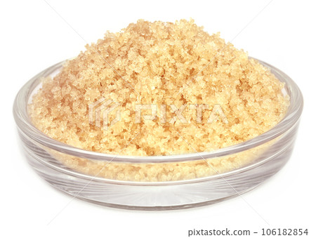 Coarse crystals of brown sugar Coarse crystals of brown sugar 106182854
