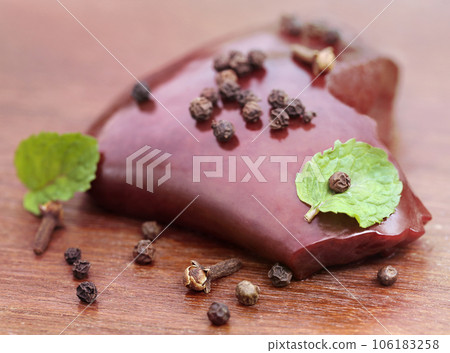 Beef liver with spice Beef liver with spice 106183258