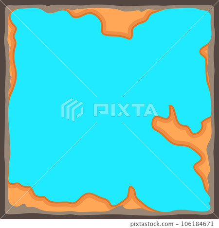 Ancient ceramic tile. Wall or floor texture. Decorative antique stone ornament. Ancient ceramic tile. Wall or floor texture. Decorative antique stone ornament. 106184671