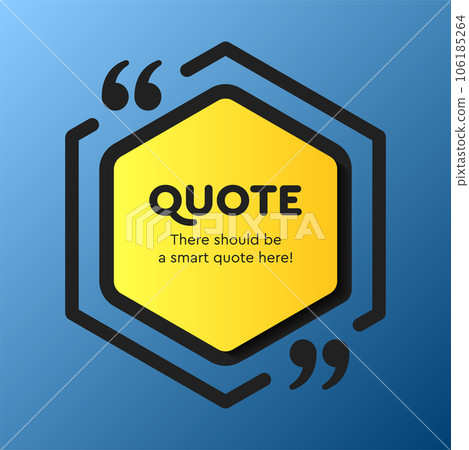 Quote frame blank, text quote boxes, message Quote frame blank, text quote boxes, message 106185264