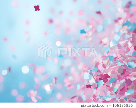 gender reveal confetti 106185836