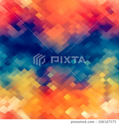 decorative abstract colorful background drawn with watercolor, seamless texture 106187575