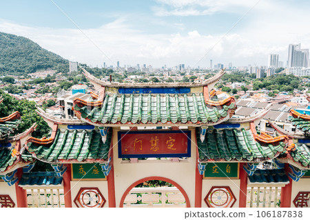 Kek Lok Si Temple and Penang city view in Penang, Malaysia Kek Lok Si Temple and Penang city view in Penang, Malaysia 106187838