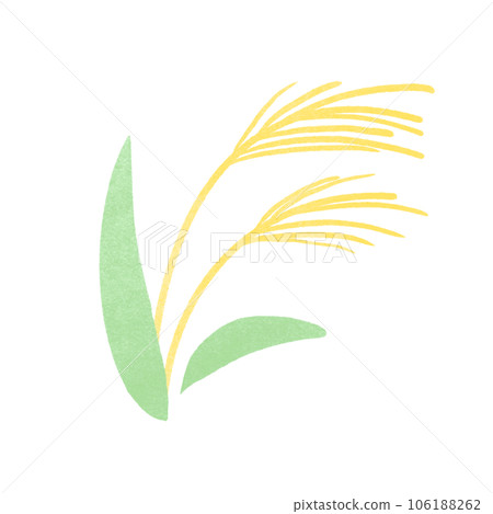 pampas grass stamp 106188262