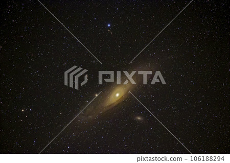 冬季星空仙女座星系 冬季星空仙女座星系 106188294