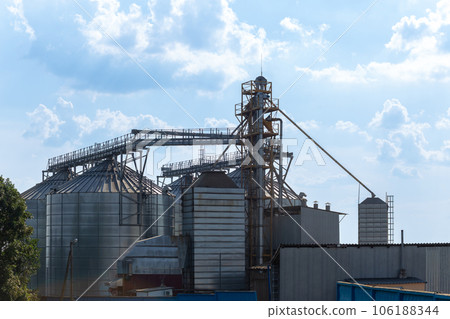 Modern Granary elevator and seed cleaning line. 106188344
