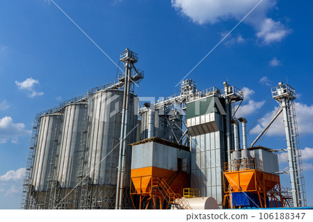Modern Granary elevator and seed cleaning line. 106188347