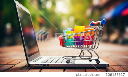 The topic of online shopping and online shopping. High quality photo The topic of online shopping and online shopping. High quality photo 106188617