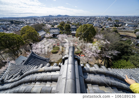 The view from the castle tower of Inuyama Castle, a national treasure The view from the castle tower of Inuyama Castle, a national treasure 106189136