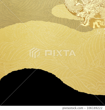 water flow and dragon background 106189222