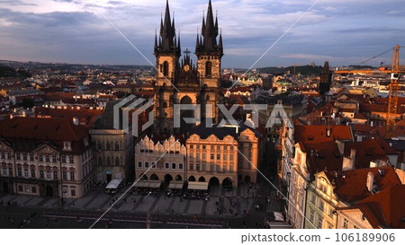 panoramic view of Prague 106189906