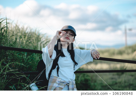 女性背包客旅行 女性背包客旅行 106190848