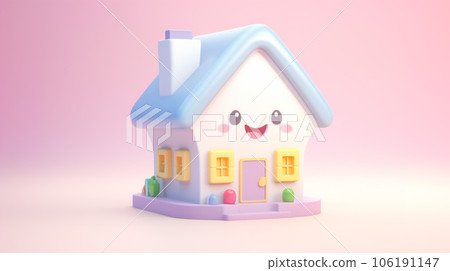 Tiny Cute 3D Home: A Miniature Wonderland of Adorable Charm 106191147