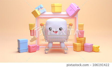 Adorable Miniature 3D Shopping Online Adorable Miniature 3D Shopping Online 106191422
