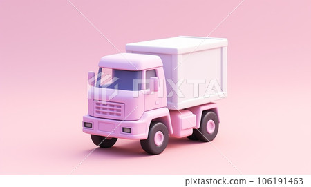 Adorable Miniature 3D Truck Delighting the Senses Adorable Miniature 3D Truck Delighting the Senses 106191463