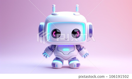 Adorable Miniature 3D Robot: A Whimsical Tech Marvel Adorable Miniature 3D Robot: A Whimsical Tech Marvel 106191502