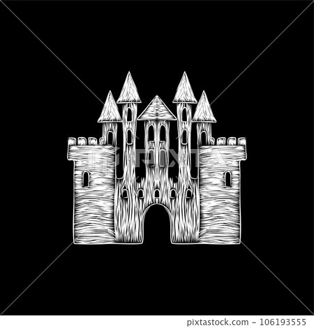 castle royal building illustration artwork style design 106193555
