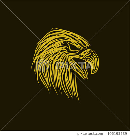 Eagle Head artwork style design 106193589