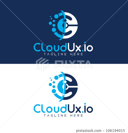 Creative letter C tech it logo. Technology C letter logo 106194015