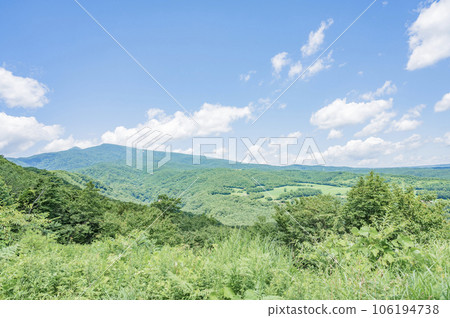 福島：晴天的喀什高原和釜房山 106194738