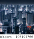Buildings at night in the city 106194766
