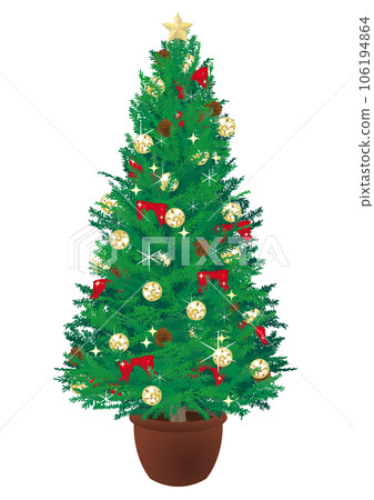 Christmas tree vector illustration Christmas tree vector illustration 106194864