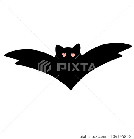 Halloween bat with heart eyes Halloween bat with heart eyes 106195800
