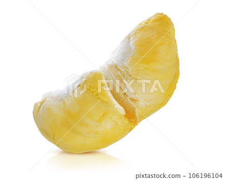Durian isolated on white background 106196104