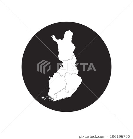 Finland map icon Finland map icon 106196790