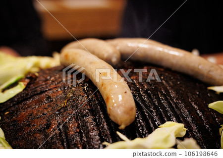 lamb sausage 106198646