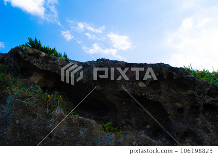 Minamiboso City, Chiba Prefecture Stone wall next to Nojimazaki lighthouse Minamiboso City, Chiba Prefecture Stone wall next to Nojimazaki lighthouse 106198823
