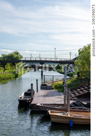 yagurabu platform river bank yagurabu platform river bank 106199073