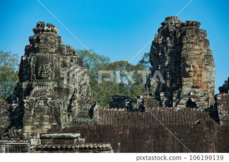 Angkor Thom Ruins Khmer Smile Angkor Thom Ruins Khmer Smile 106199139
