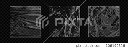 Plastic shrink texture of vinyl album cover bag 106199816