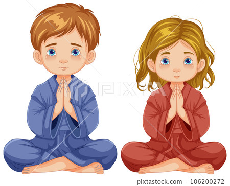 Praying Boy and Girl Praying Boy and Girl 106200272
