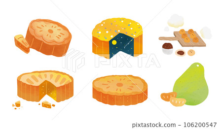 Tasty Mid Autumn festival food 106200547