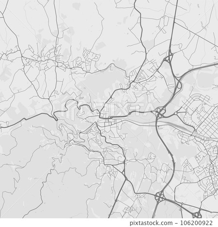 Black and white Sintra map Black and white Sintra map 106200922
