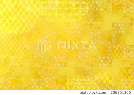 金日本紙上的傳統日本圖案 106201300