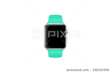 Smart wristwatch on a white background Smart wristwatch on a white background 106202000