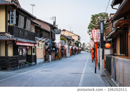 京都：黎明時分的花見小路街 106202011