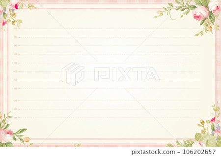 Material Paper - Floral Plant Vintage Tracing Paper Paper Pad