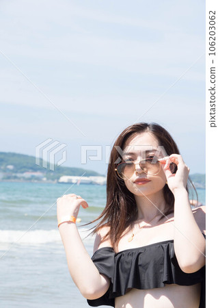 A swimsuit lady A swimsuit lady 106203062