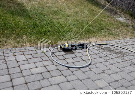 lawn watering 106203187