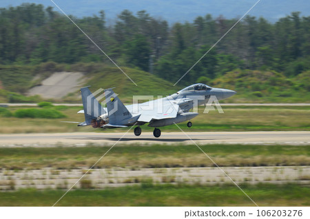 JASDF 306th Squadron F-15 Eagle takeoff 106203276