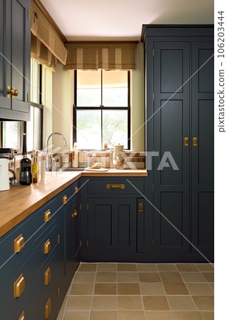 Kitchen decor, interior design and house - Stock Illustration