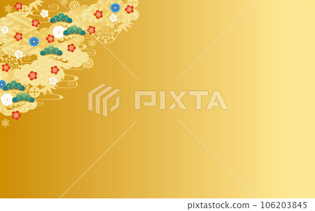 Wafu background material 2023-5 vector 106203845