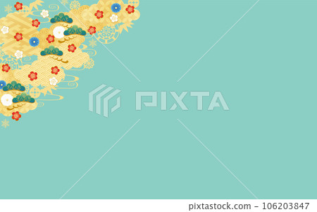 Wafu background material 2023-6 vector 106203847