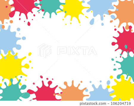 full frame of colorful ink full frame of colorful ink 106204719